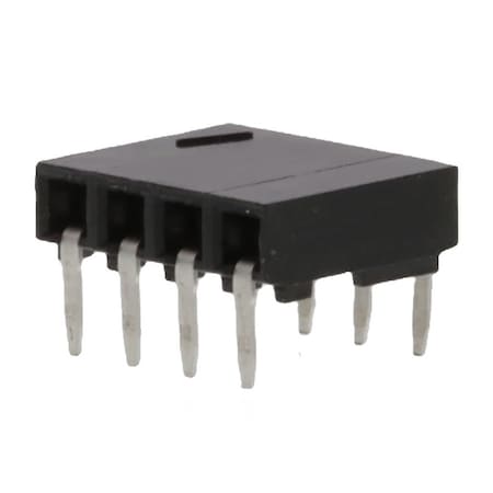 Molex Board Connector, 4 Contact(S), 1 Row(S), Female, Right Angle, 0.1 Inch Pitch, Solder Terminal, 901481204